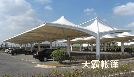 停車篷膜結構已成為客戶的新寵