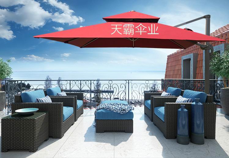 庭院遮陽傘選哪種款式好？