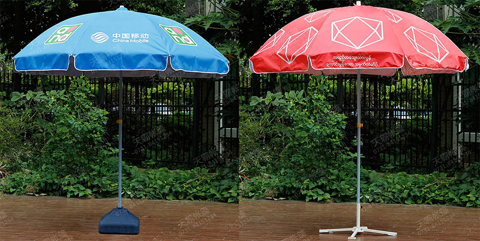 廣告太陽傘要不要全部都做廣告，天霸為你建議！